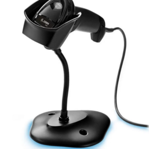 Leitor Código De Barras Zebra Imager 2D Ds2208, Com Suporte, Preto